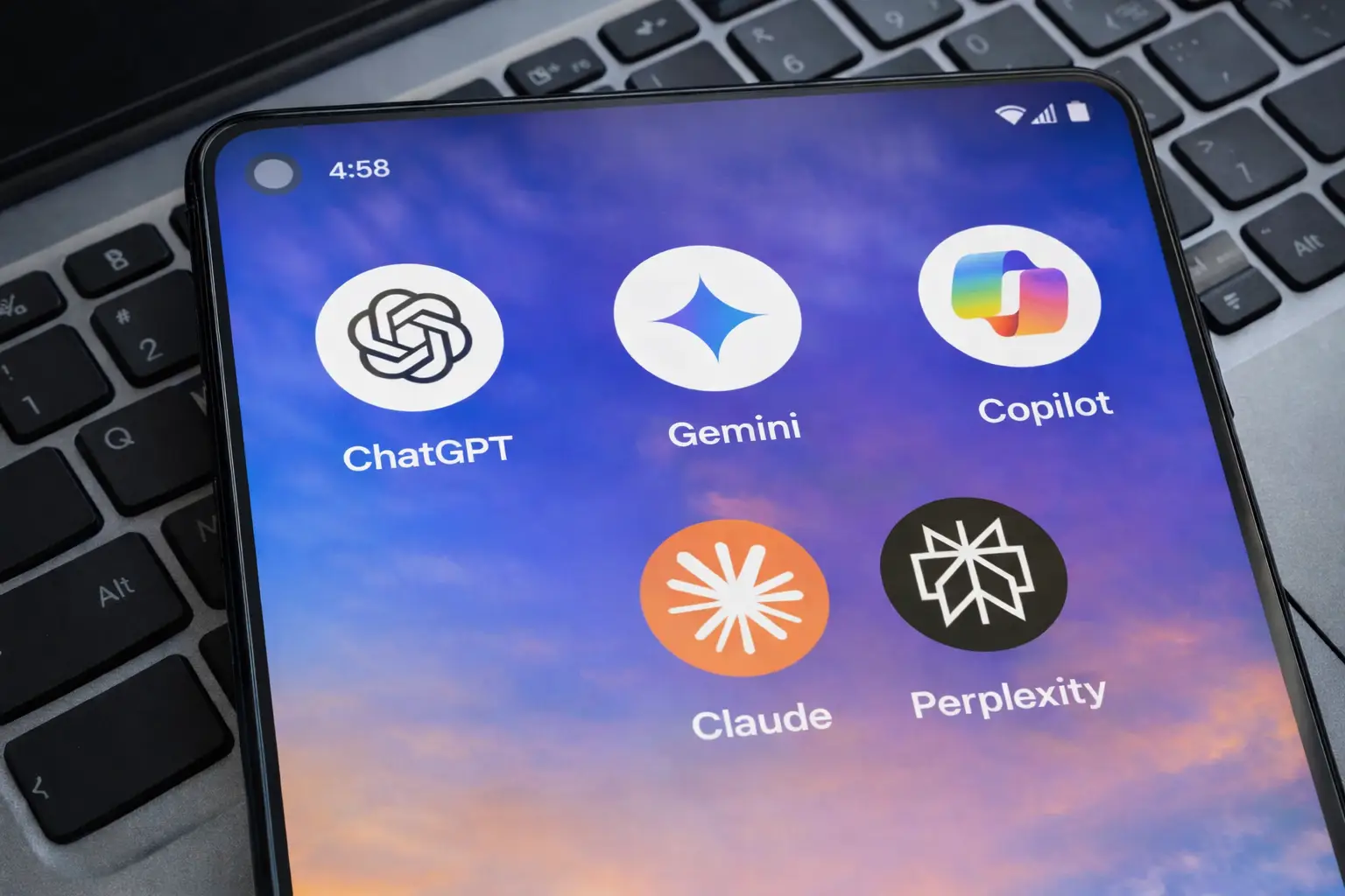 inteligencia artificial generando respuestas de búsqueda